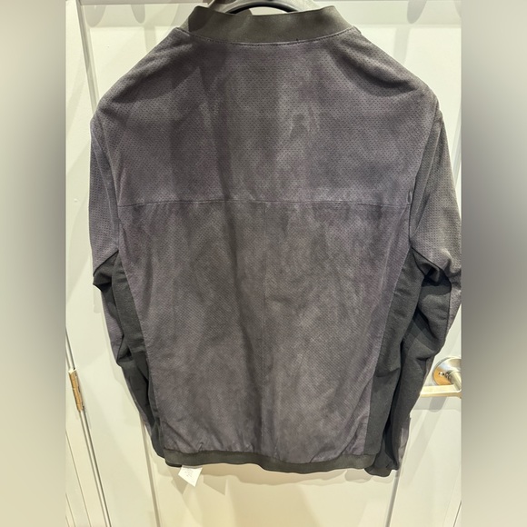 Emporio Armani Suede Bomber/Varsity Jacket - 48 (Small) - Picture 6 of 11